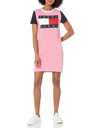 Pink Tommy Hilfiger Dresses for Women | Lyst