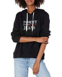 Tommy Hilfiger Women/'s ADP W Tj Retriever Graphic Hoodie Hooded Sweatshirt