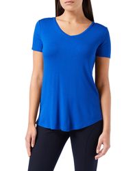 Amazon Essentials - Relaxed-fit Short-sleeve V-neck Tunic - Lyst