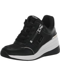 DKNY - Kai-lace Up Wedge Sneaker - Lyst