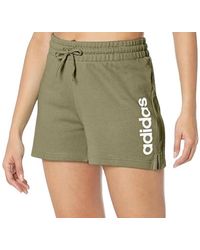 adidas - Plus Size Essentials Linear French Terry Shorts - Lyst