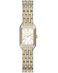 Fossil - Raquel Mini Three-hand Two-tone Stainless Steel Watch - Lyst