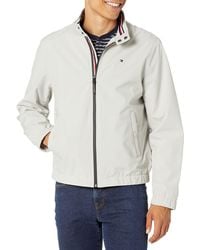 Tommy Hilfiger - Mens Performance Faux Memory Bomber Transitional Jacket - Lyst