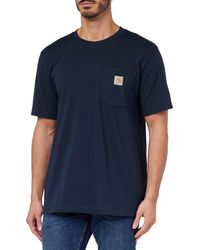 Carhartt - Mensrelaxed Fit Heavyweight T-shirt Blue3x-large Tall - Lyst