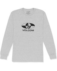 Volcom - Masonite Long Sleeve Logo Tee - Lyst