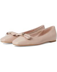 Kate Spade - Deco Bow Smooth Leather Flat Flat Shoes - Lyst
