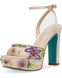 Betsey Johnson - Viven Platform Heeled Sandal - Lyst