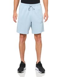 adidas - All Szn Fleece Graphic Shorts - Lyst