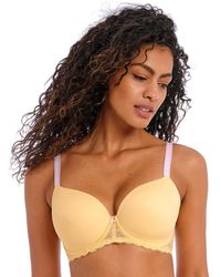 Freya - Offbeat Underwire Demi Molded Plunge T-shirt Bra - Lyst