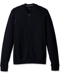 Nautica Mens Long Sleeve Military Inspired Bomber Jacket