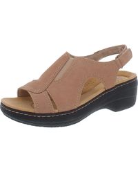 Clarks - Airabell Mid Wedge Sandal - Lyst