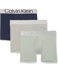 Calvin Klein - Reconsidered Steel Cotton 3-pack Boxer Brief - Lyst