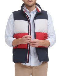 Tommy Hilfiger - Quilted Stand Collar Vest - Lyst