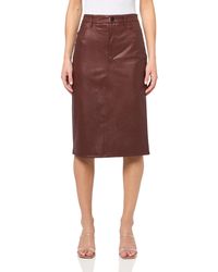 PAIGE - Siren Midi Skirt - Lyst