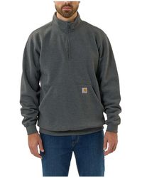Carhartt - Sweatshirt mit Viertelreißverschluss und Stehkragen Arbeits-T-Shirt - Lyst