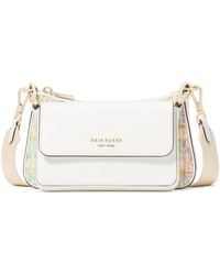 Kate Spade - Double Up Tweed Crossbody - Lyst