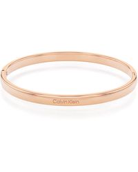 Calvin Klein - Stainless Steel Bangle Bracelet For And - Lyst