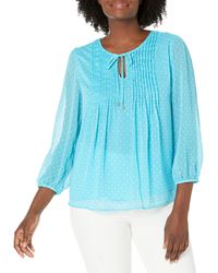 Tommy Hilfiger - Crinkle Pintuck Blouse - Lyst