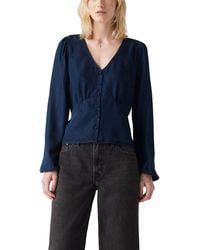 Levi's - Dolores Long Sleeve Blouse, - Lyst