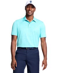 Izod - Golf Title Holder Short Sleeve Polo Peacock Blue Bt Large Tall - Lyst