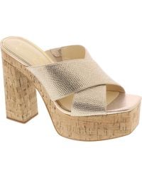 Jessica Simpson - Basima Platform High Heel Sandal Wedge - Lyst