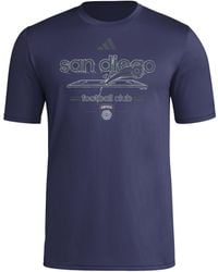 adidas - Standard Vintage World Pre-game Short Sleeve T-shirt - Lyst