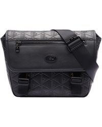 Lacoste - Nomogramme Small Flap Close Messenger Bag - Lyst