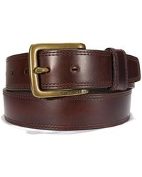 Carhartt - 38 Rugged Leather Engraved Buckle Belt - Lyst