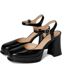 COACH - Pump With Tea Rose High Heels, Leather - Lyst