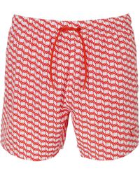 Emporio Armani - Standard Printed Pattern 4" Swim Trunk - Lyst