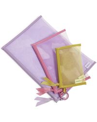 Vera Bradley - Clear 3 Pouch Organizer Set - Lyst