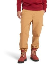 Timberland - Washed Canvas Stretch Carpenter Pant - Lyst