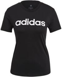 adidas - Essentials Linear Loose Tank Top - Lyst