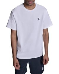 Converse - Left Chest Star Chevron Embroidered Tee - Lyst