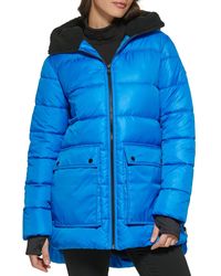 Kenneth Cole - S Mixed Media Heavyweight Puffer Jacket - Lyst