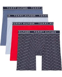 Tommy Hilfiger - Cotton Stretch 4-pack Boxer Brief - Lyst