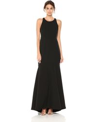 nicole miller hampton lace back gown