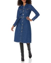 Tommy Hilfiger - Adaptive Denim Dress With Magnetic Closure - Lyst