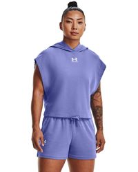 Under Armour - Rival Terry Short Sleeve Hoodie, - Lyst