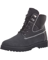 tommy hilfiger leda combat boots