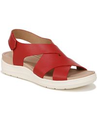 Dr. Scholls - Dr. Scholl's S Time Off Sea Sandal Heritage Red 6.5 M - Lyst