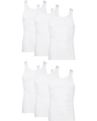 Hanes - White Undershirt Pack - Lyst