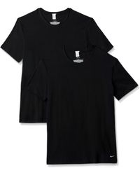 Nike - All Day Cotton Stretch Short Sleeve Crewneck Undershirts - Lyst