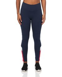 Tommy Hilfiger - Performance High Rise Logo Legging,Navy,S - Lyst