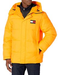 Tommy Hilfiger - Mens Tommy Jeans Badge Puffer Jacket - Lyst