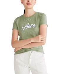 Aéropostale - Aero Ss Graphic Tee-script - Lyst
