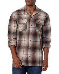 Pendleton - Size Long Sleeve Fit Wool Board Shirt - Lyst