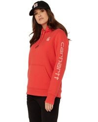 Carhartt - Relaxed Fit Midweight Logo Sleeve Graphic Sweatshirt - Lyst