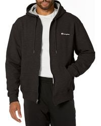 Champion - Mens Powerblend Graphic Full Zip Hoodie Shirt - Lyst