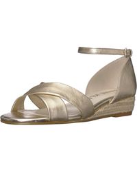 anne klein abril espadrille wedge sandal